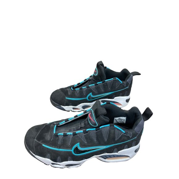 Nike Air Max Uptempo 97  Mens Black teal pink retro high top sneakers Size 13 SK - Picture 3 of 16